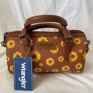 Wrangler Tan Sunflower Satchel